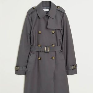 Mango Double breasted Trench Coat
